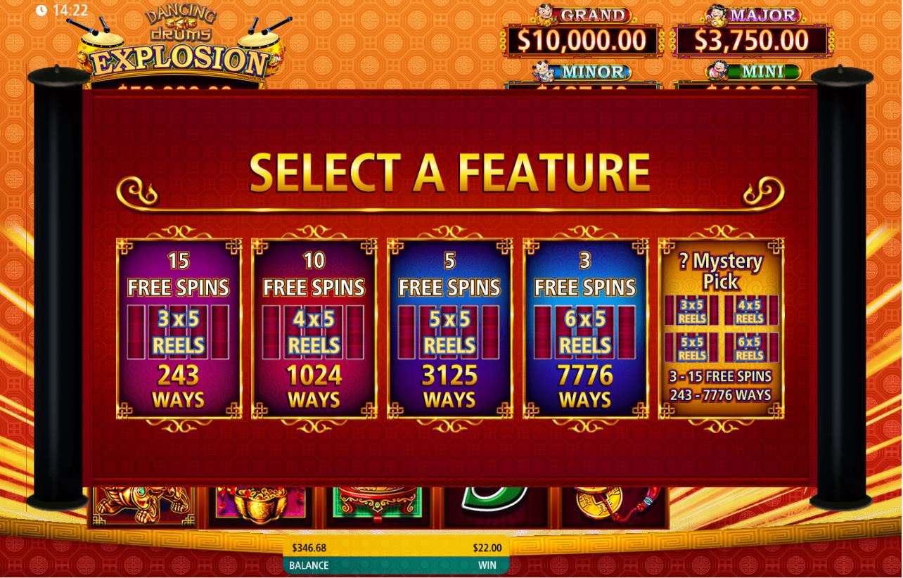 Dancing Drums Explosion Casino Slot Game Atlantic Lottery
